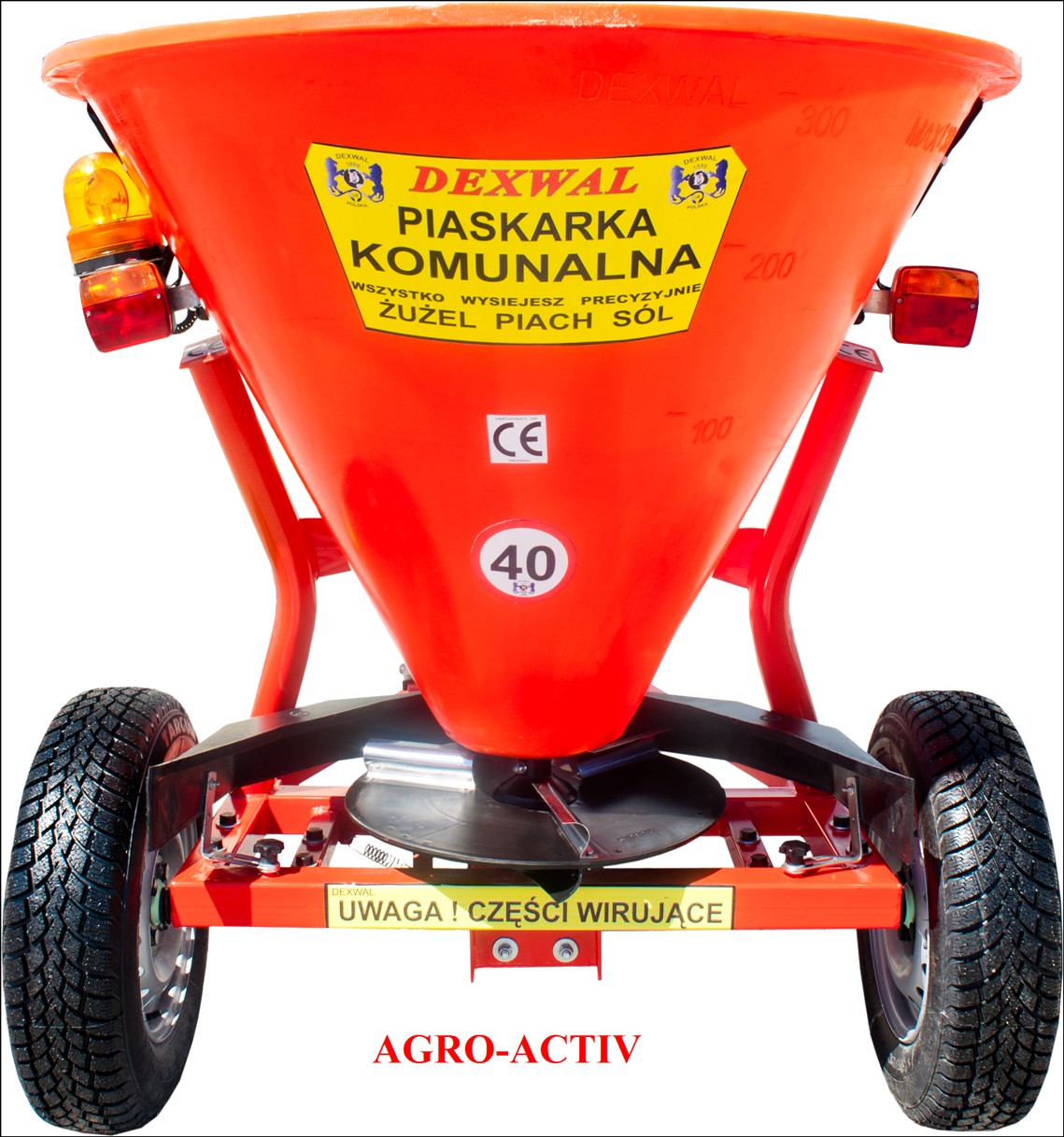 Piaskarka Komunalna CIĄGNIONA 300L QUAD  — zdjęcie 1