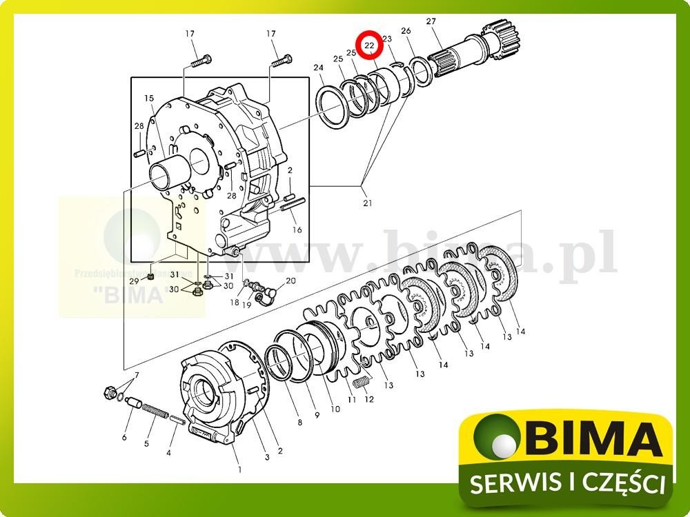Tuleja John Deere 7600,7700,7800,8570,8770,8870,8970 — zdjęcie 3