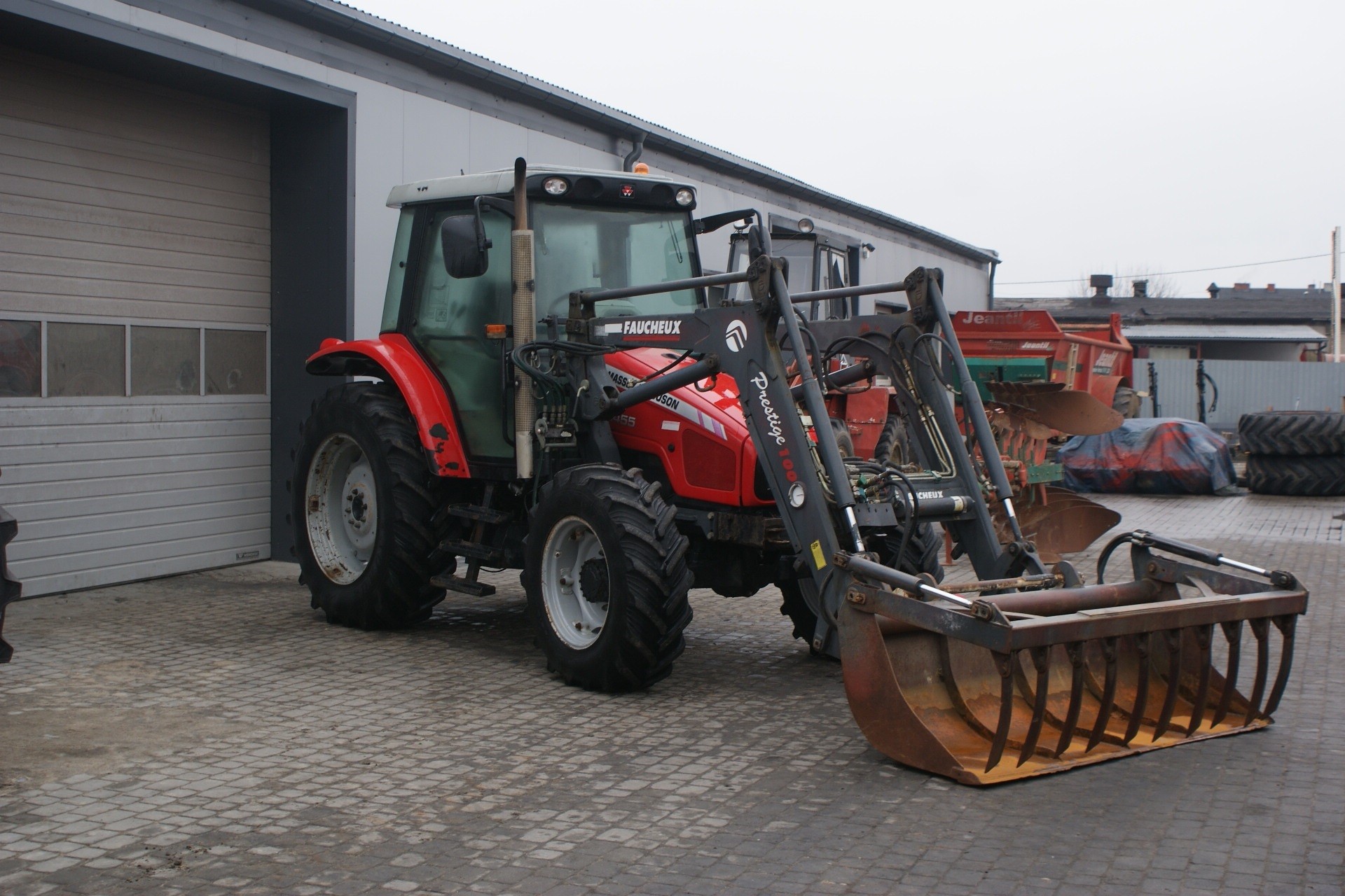 Ciągniki rolnicze MASSEY FERGUSON 5455+ŁADOWACZ FAUCHEUX Renault  — zdjęcie 5