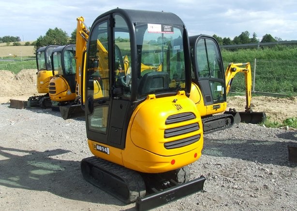 Minikoparka JCB 8014 . rok 2007/ — zdjęcie 3