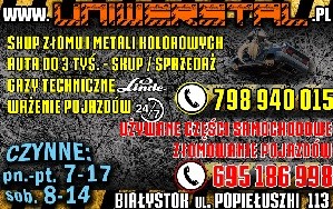Skup Złomu , SKUP Aut na złom i całych, Białystok UNIWERSTAL — zdjęcie 1