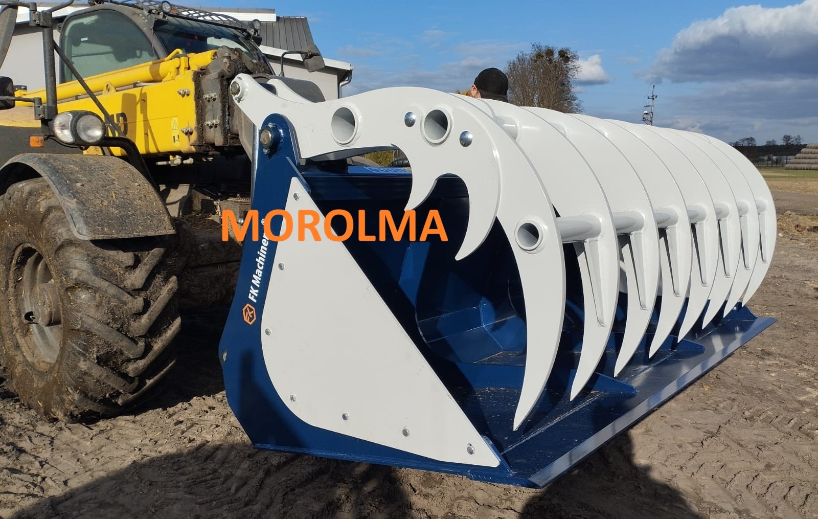 Łyżka z dociskiem łyżkokrokodyl szufla GOLIAT FK MACHINERY 1116 kg  — zdjęcie 1