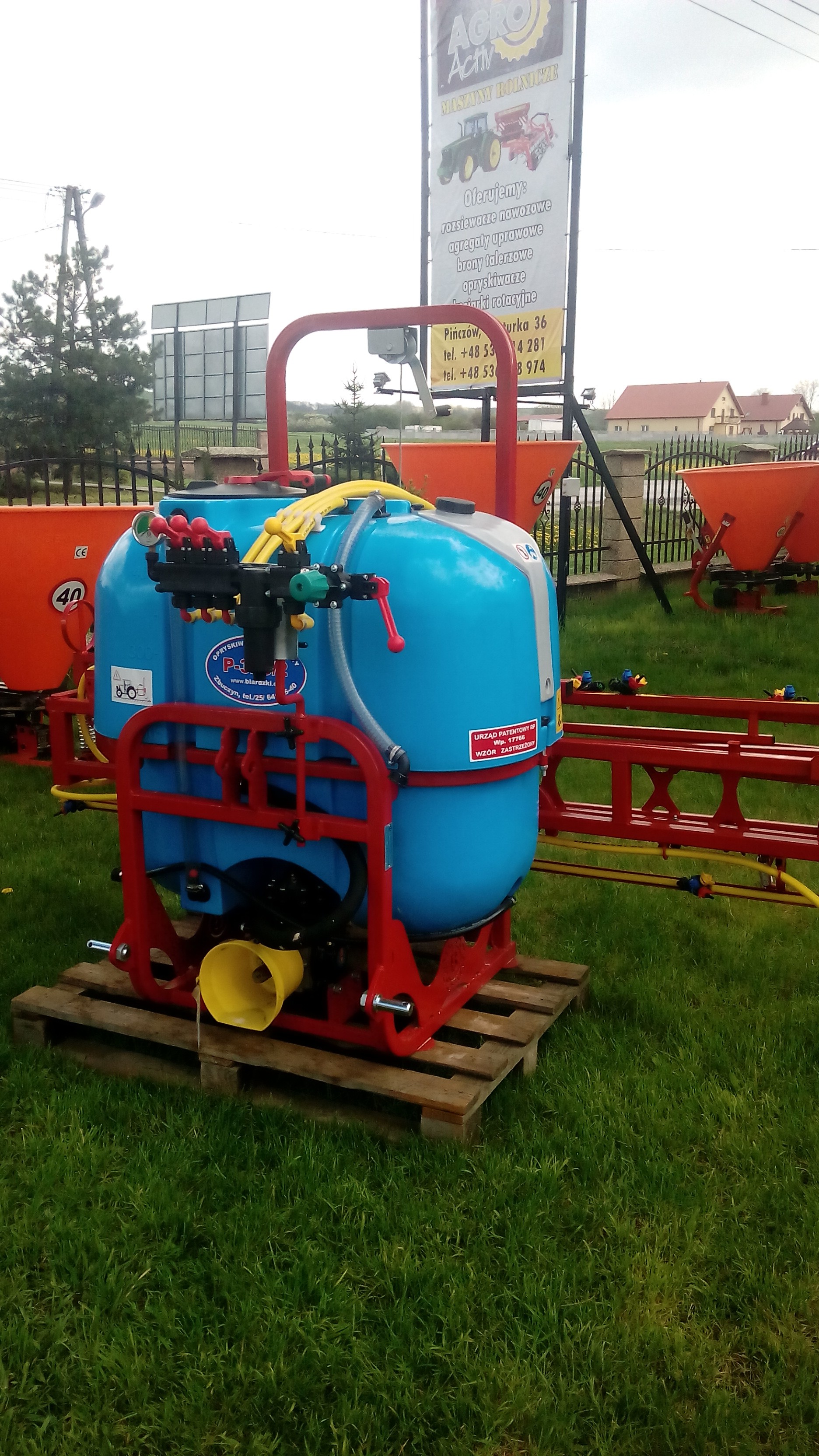 Opryskiwacze Polowe 400L/12m zawór KOMPLET  BIARDZKI  AGRO-ACTIV — zdjęcie 2