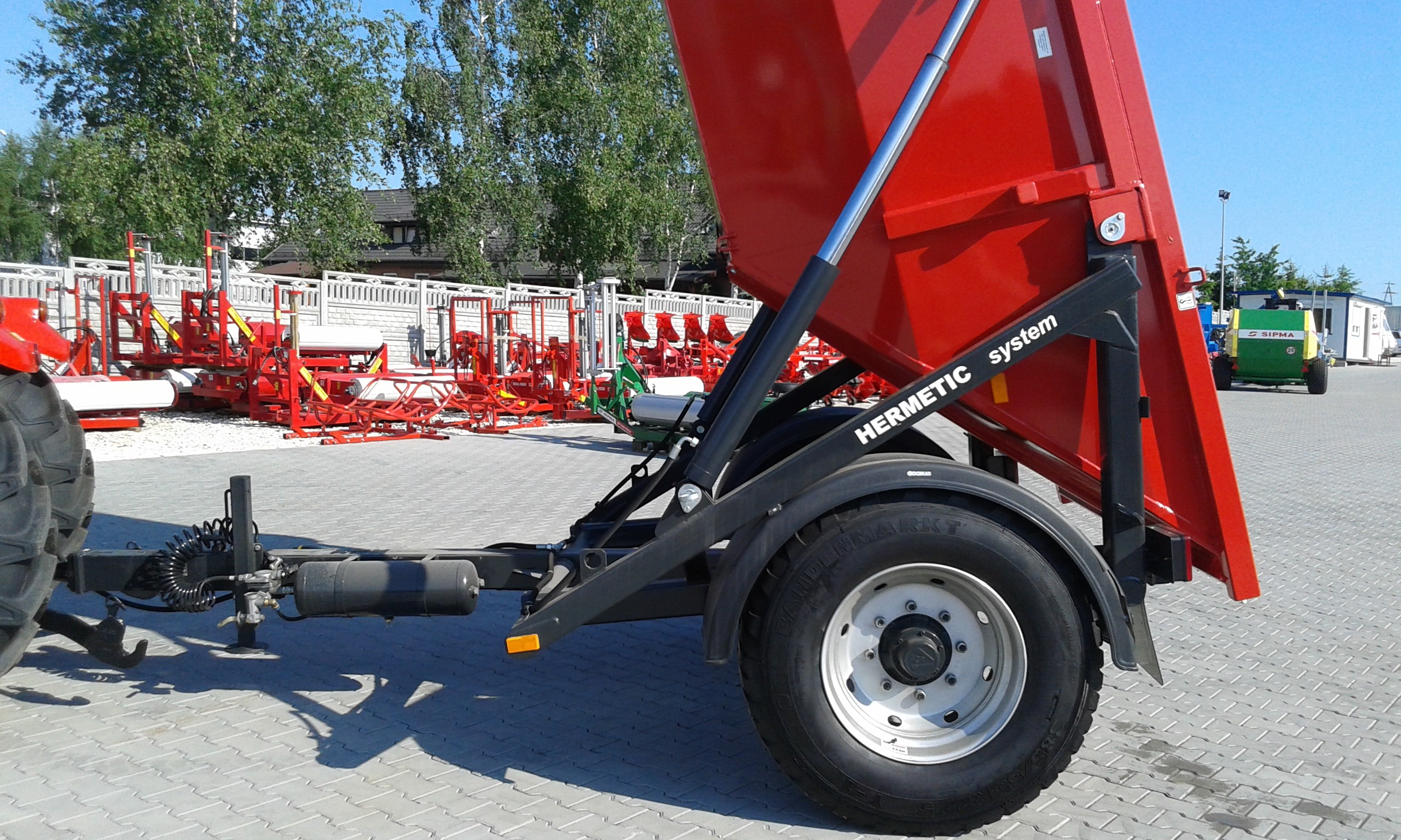 Przyczepa jednoosiowa Taczka  T 930 Ładowność 6T Metal-Fach — zdjęcie 6