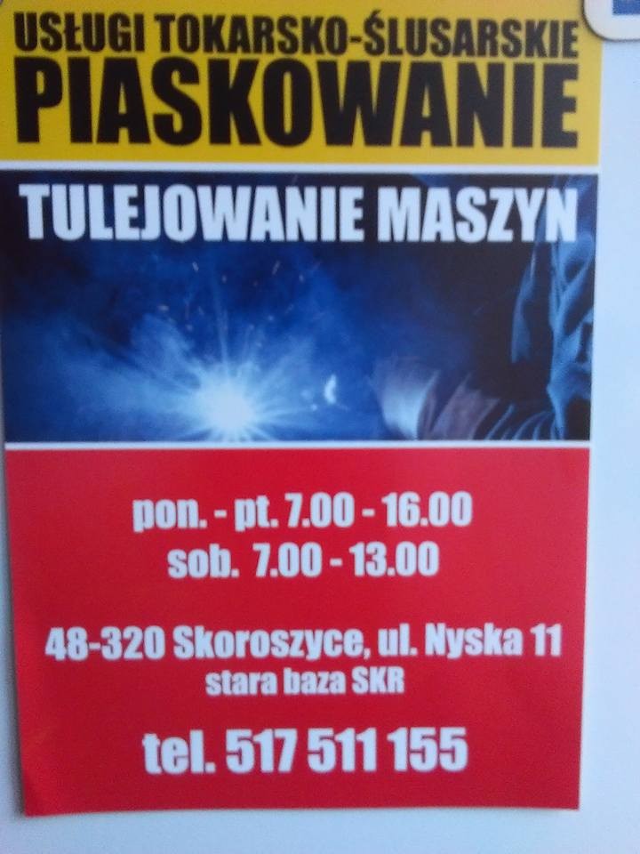 usługi tokarsko ślusarskie