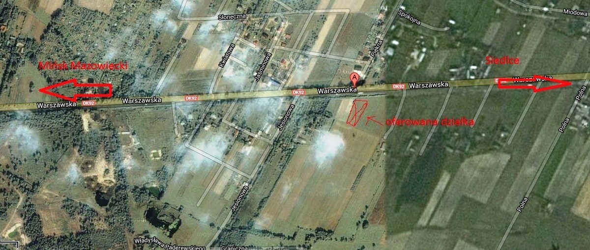 Działka pod centrum logistyczno - transportowe