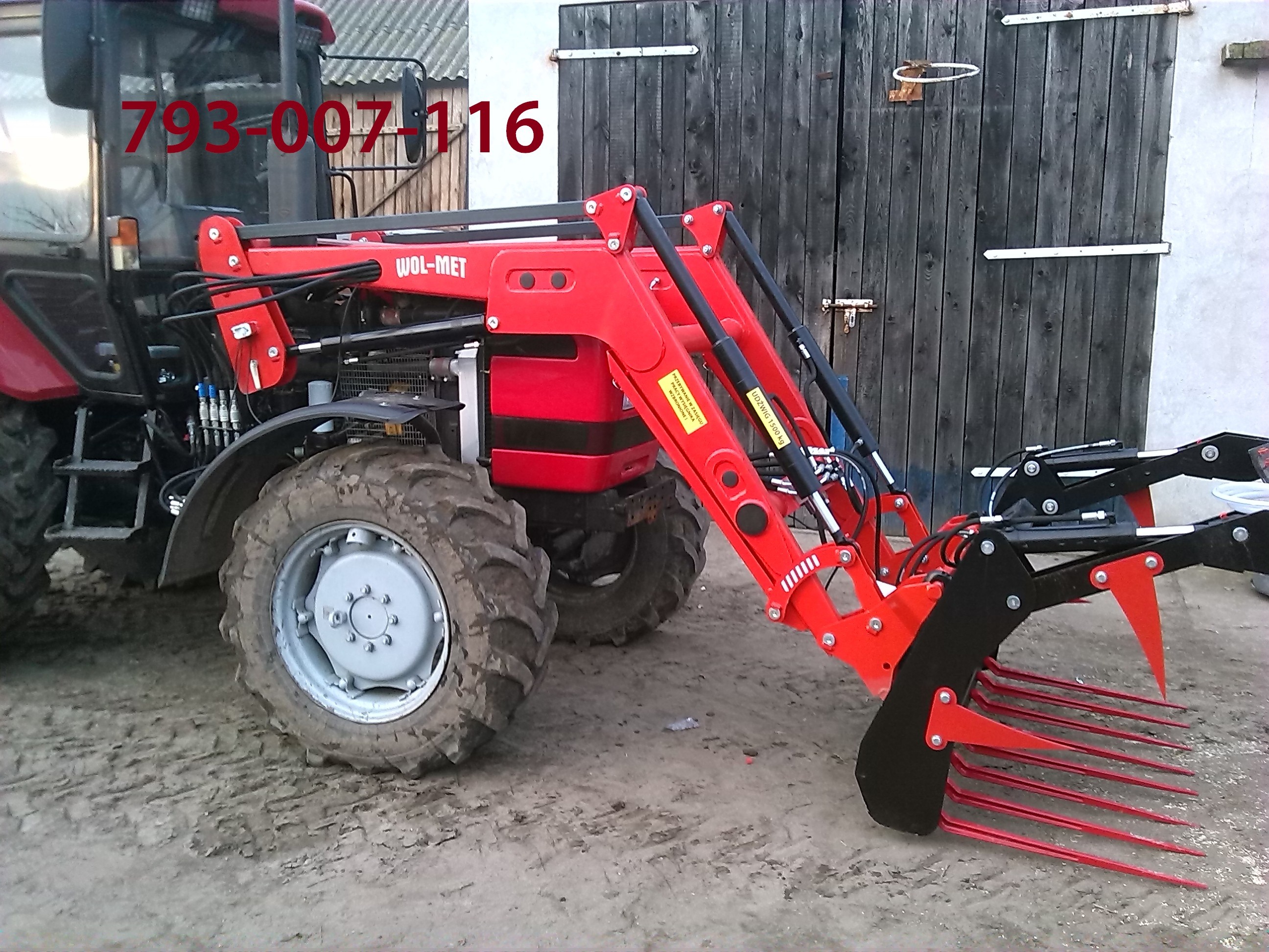 Tur Ładowacz Czołowe 4 samopoziomujący, udźwig 1500kg — zdjęcie 5