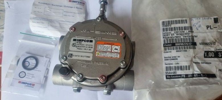 Parownik reduktor gazu LPG Linde oryginał części zamienne wózki widłow — zdjęcie 2