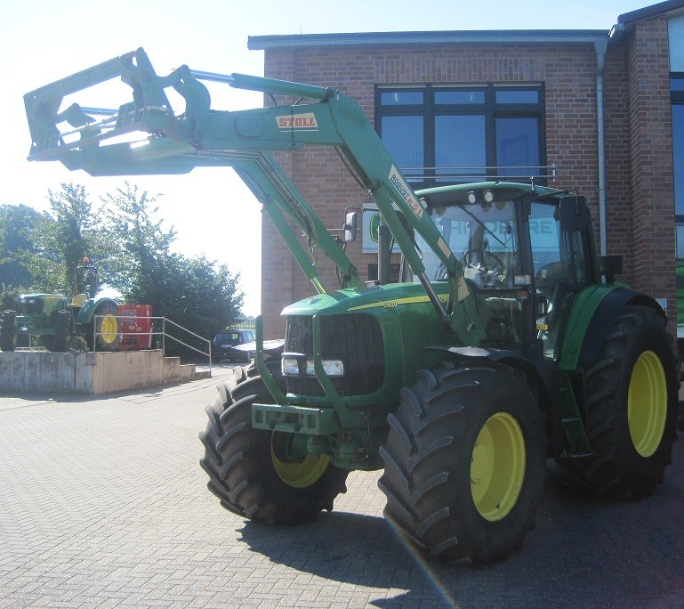 John Deere 6920 with front loader