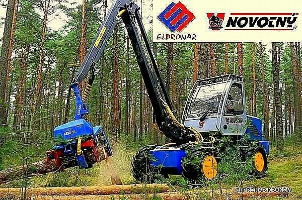 MASZYNA TNĄCA LEŚNA HARVESTER NOVOTNY NOVOTNY H-40 — zdjęcie 4