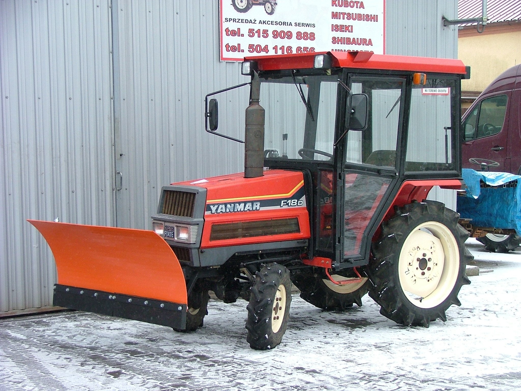 Yanmar F18D kabina pług do śniegu - 1997 — zdjęcie 3