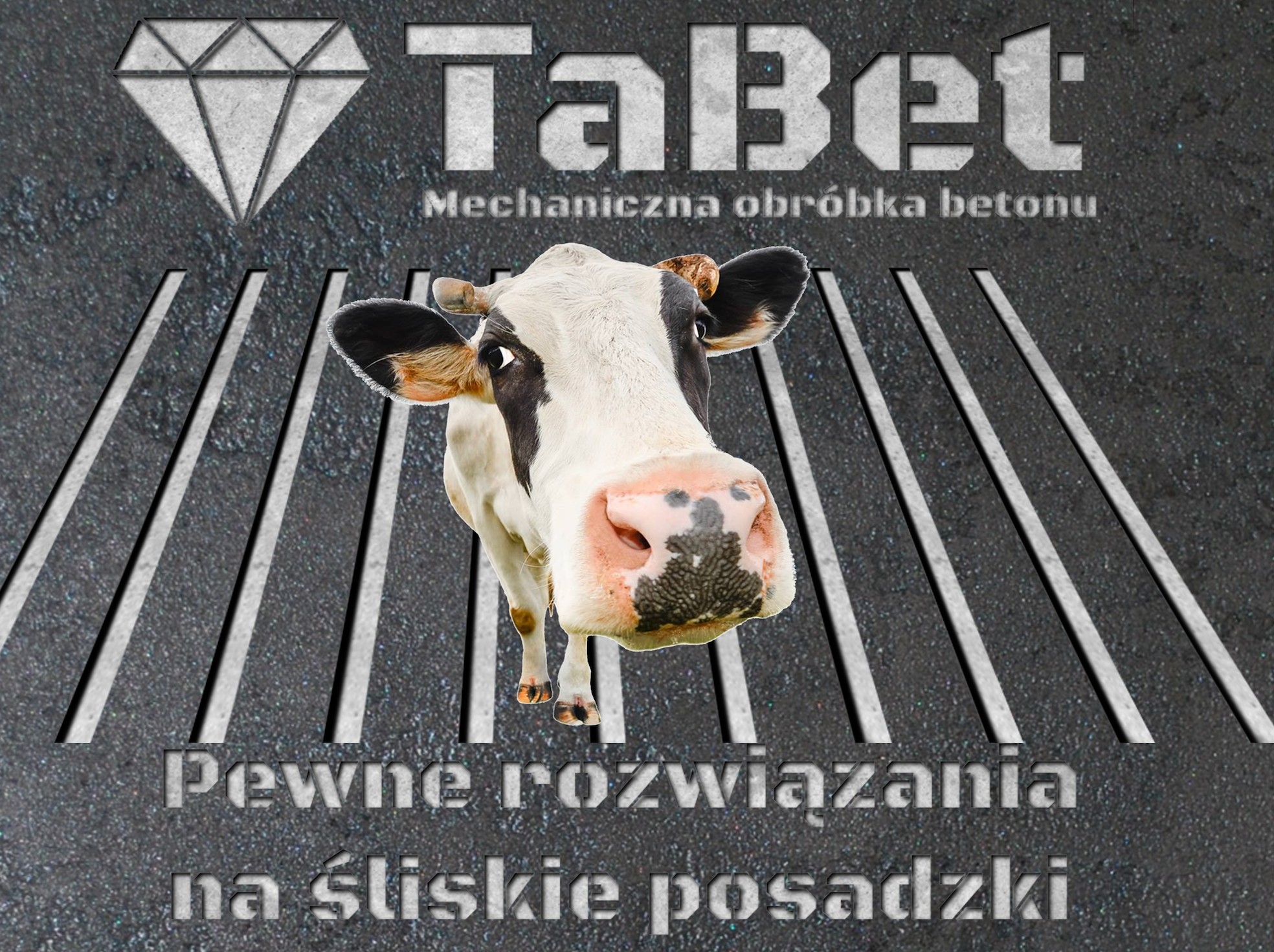 Nacinanie Frezowanie Uszorstnianie posadzek betonu i ruszt w oborze — zdjęcie 1