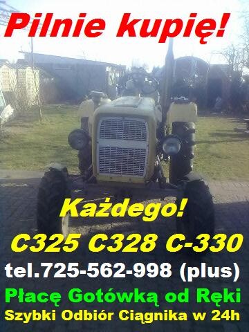 Kupię Ursusa C-328 C-330 C-330M C4011 C355 C360 C380 C385 C902 C912 C9