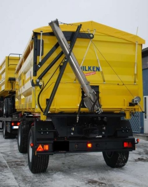 HILKEN HI18000ZMK PRZYCZEPA SKORUPOWA DWUOSIOWA — zdjęcie 1