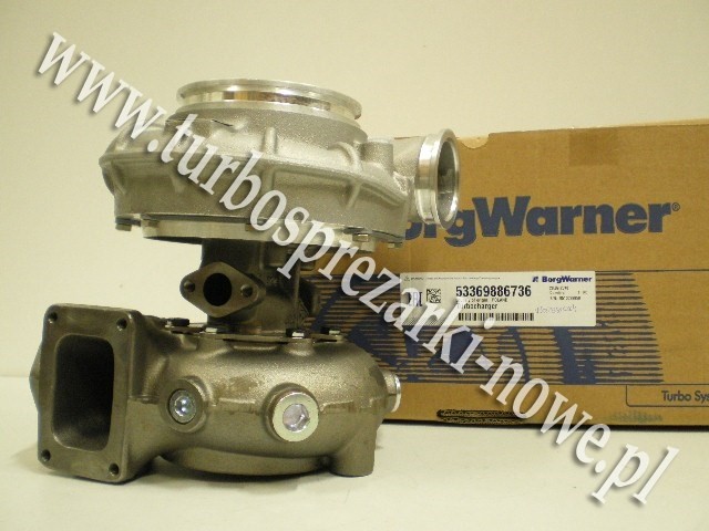 MAN - Turbosprężarka BorgWarner KKK 22.0 53369706731 /  53369706736 / 
