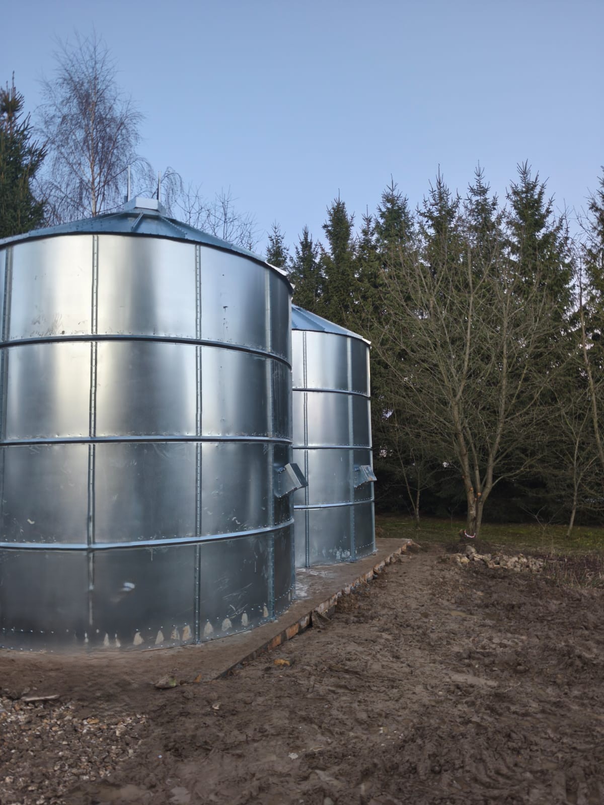 Silos płaskodenny 69 ton - 100, 150, 200 ton - szybki termin — zdjęcie 2