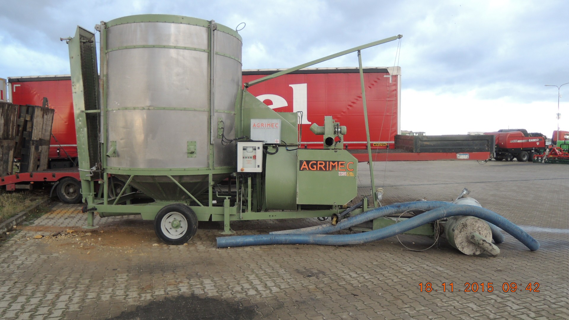 Mobilna suszarnia zbóż Agrimec AS1000 nr ser. 2375 2012r. — zdjęcie 2