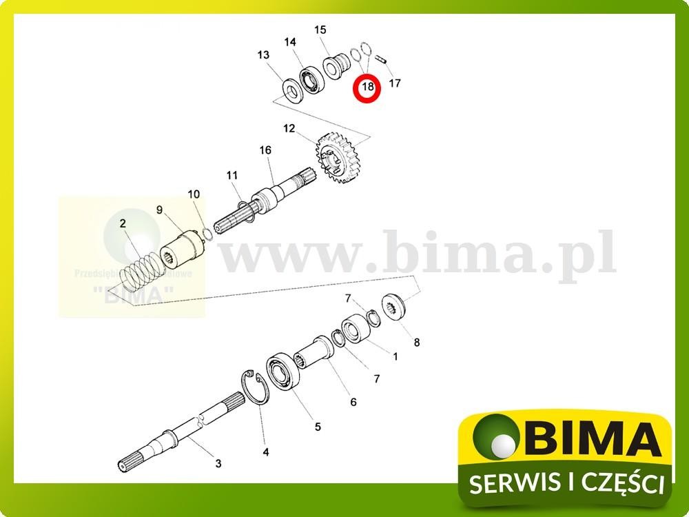 Oring Massey Ferguson 2210,2220,2225,2230,2235,2430 — zdjęcie 2