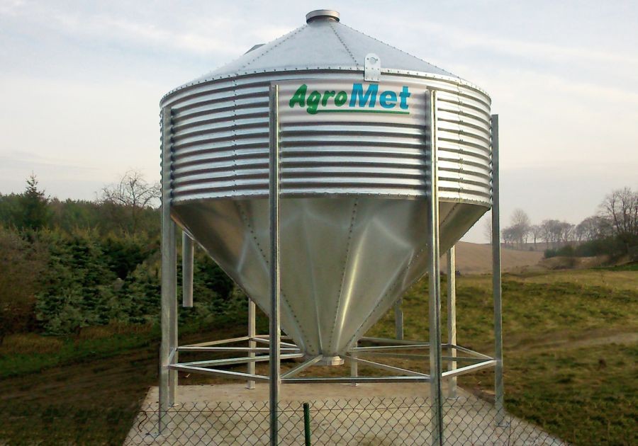 Silos silosy paszowe do zboża materiałów sypkich agro met — zdjęcie 6