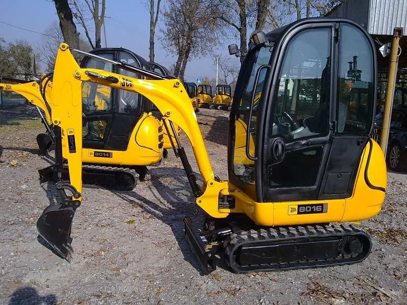 JCB 8016 - 2007 rok - minikoparka 1505kg